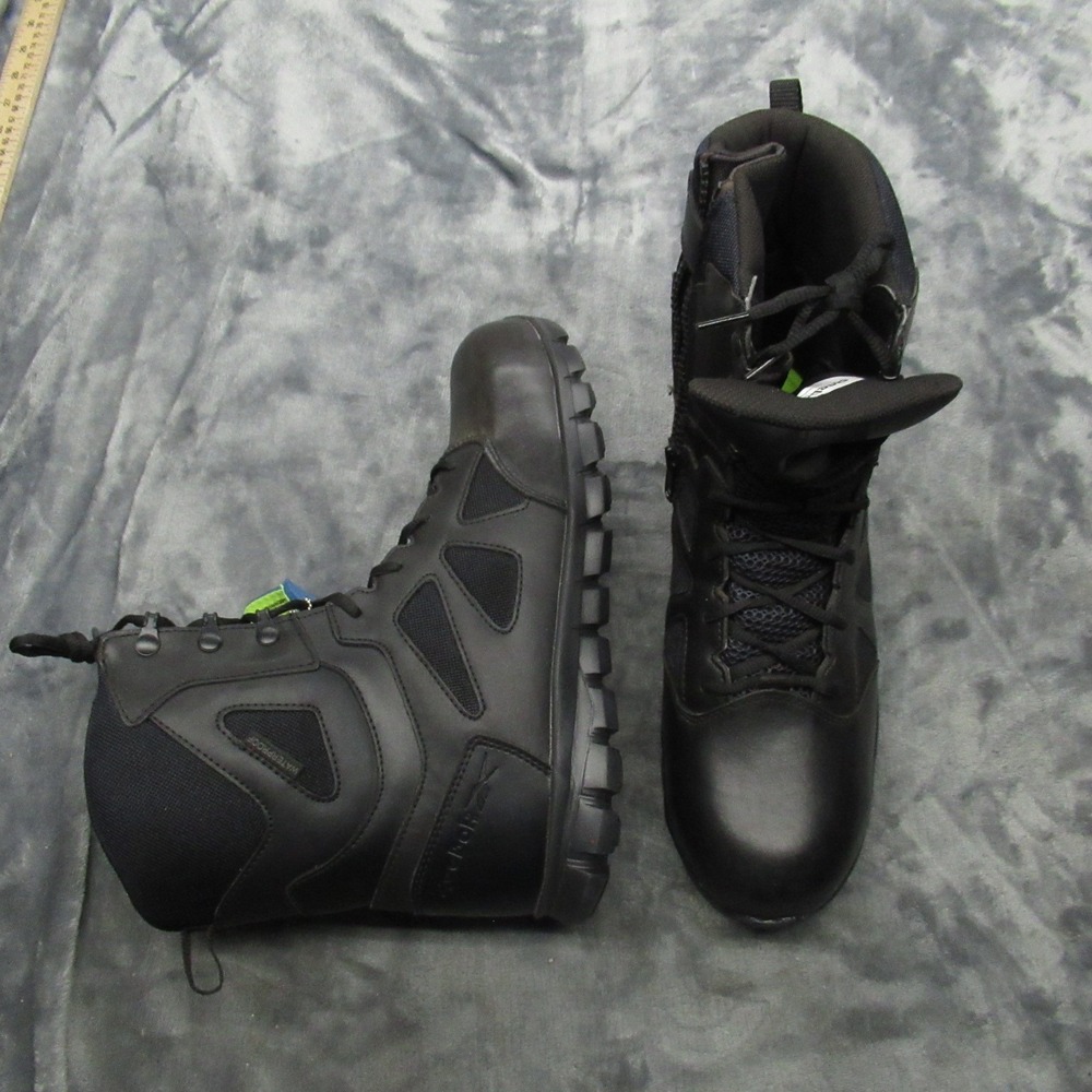 Reebok Men 12M‎ Sublite Boots Black Waterproof Composite Toe Work 8" Zip NEW